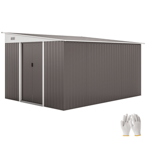 Grande Casetta da Giardino Moderna in PVC Effetto Legno Impermeabile - Ecologica - Product Image 2