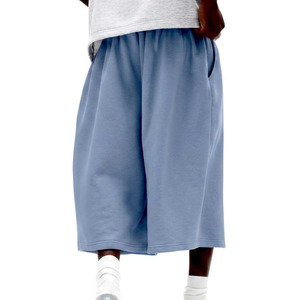Pantalones cortos de forro polar azul claro de alta calidad para hombre, material suave y acogedor para dormir y para el confort interior en invierno, pantalones cortos de forro polar para hombre - Product Image 2