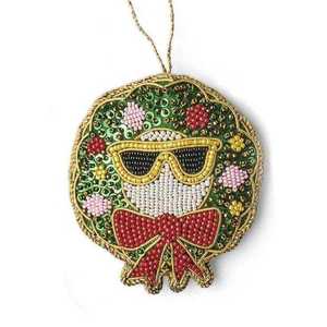Adorno Navideño de Santa Claus con Cuentas, Moderno y Popular, para Regalos Festivos, Decoración DIY, Accesorio Colgante Artístico para las Fiestas - Product Image 2