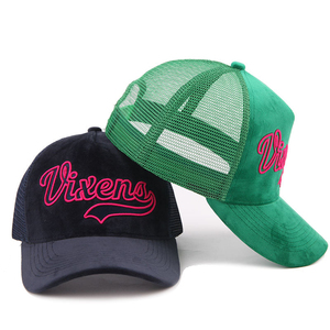 Casquette de baseball personnalisée brodée en velours côtelé à 6 panneaux, réglable avec fermeture snapback, pour adultes, motif personnage, taille unique, vente en gros - Product Image 4
