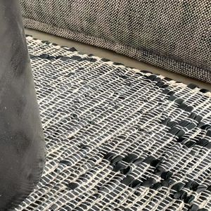 พรมขนสัตว์ถักมือดีไซน์ลายดอกไม้เนื้อนุ่มใช้ตกแต่งประตูบ้านและสำนักงานโลโก้ได้ตามต้องการ - Product Image 3