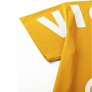 เสื้อยืดโอเวอร์ไซส์ลายกราฟิก Victory สำหรับผู้ชาย สไตล์สตรีทแวร์ แขนสั้น คอกลม ผ้าคอตตอนเจอร์ซีย์ พิมพ์ลายรูปภาพ โลโก้ด้านหลัง - Product Image 4