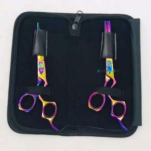 Ciseaux de coiffure professionnels japonais en acier inoxydable massif de 6 pouces, lame droite et tranchante pour salon de beauté et salon de coiffure - Product Image 2