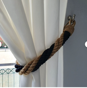 Attaches de rideaux en jute faites à la main, attaches de rideaux en fibres naturelles pour la décoration de la maison, de l'hôtel et du bureau avec un design personnalisé - Product Image 6