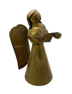 Ídolo decorativo de ángel de latón para decoración interior de templos y hogares, y colección de regalos artesanales de primera calidad. - Product Image 1