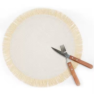 Lot de sous-verres en jute faits à la main, écologiques, en fibres naturelles, pour la décoration de table – Vente en gros, Fabricant - Product Image 6