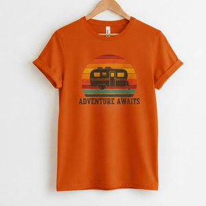 T-shirt imprimé western pour homme, tee-shirt en coton tendance pour les tenues estivales et les sorties du week-end. T-shirts western pour homme. - Product Image 1