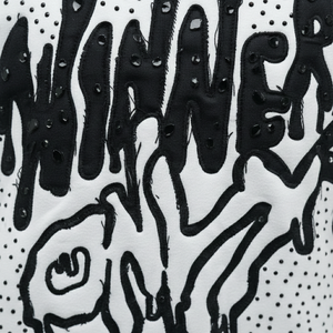 ผู้ผลิตเสื้อฮู้ดดี้โอเวอร์ไซส์ผ้าฝ้ายหนานุ่มแบบกำหนดเอง ประดับด้วยคริสตัล แต่งลายขาดๆ พร้อมงานปักคุณภาพสูง สไตล์สตรีทแวร์ - Product Image 4