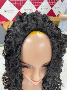 Bán buôn lãng mạn xoăn <span class=keywords><strong>U</strong></span> phần tóc giả Remy tóc con người ánh sáng/Dark/Medium ren kích thước 6-30 inch tất cả các mà<span class=keywords><strong>u</strong></span> sắc có sẵn - Product Image 3