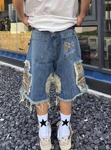 กางเกงขาสั้นลำลองสไตล์สตรีทสำหรับผู้ชาย ผ้าฝ้าย 100% ระบายอากาศได้ดี กันลม ทนทาน ไม่ยับง่าย เป็นมิตรกับสิ่งแวดล้อม ลาย OEM สำหรับฤดูร้อน - Product Image 3