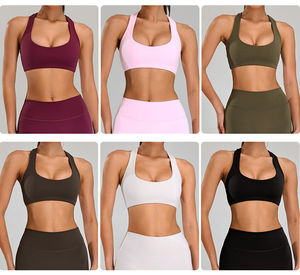 Soutien-gorge de sport ajustable sur le devant pour femme, haute performance, respirant, en Spandex/Nylon, léger et de haute qualité – Meilleures ventes - Product Image 5