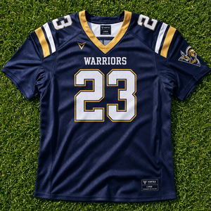 เสื้อฟุตบอลอเมริกันแบบกำหนดเองสำหรับทีมและลีก ผ้าโพลีเอสเตอร์แห้งเร็ว ระบายอากาศได้ดี พร้อมปักชื่อและหมายเลขผู้เล่นตามสั่ง - Product Image 4