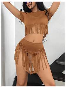 Falda de cuero con cintura elástica de moda urbana en venta, diseño propio personalizado, falda de cuero para mujer - Product Image 5