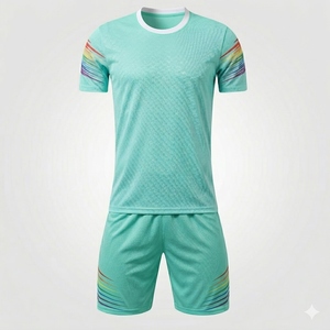 Customized Color High Quality Soccer Uniform 100 Percent Polyester Soccer Uniform Team Wear Soccer Uniform Hot Selling <b>Cheap</b> - Product Image 2