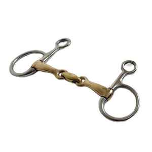 Premium Horse <b>Bits</b> for Equestrian Use Solid Jointed Ring <b>Gag</b> <b>Bit</b> for Horses Stainless Steel - Product Image 5