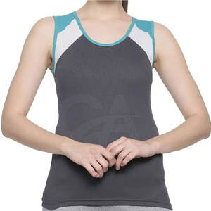 Tenue d'été élégante pour femmes, débardeur de fitness sans manches, débardeur vintage délavé pour femmes - Product Image 1