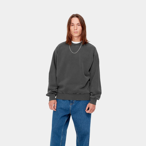 Sweat-shirt pour homme de haute qualité, style vintage, coton délavé, mode décontractée, streetwear - Product Image 4