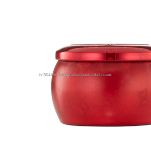 Wholesale Cheap Price Glossy Red Mini <b>Jar</b> Candle For Home <b>Decoration</b> & Gift Purpose - Product Image 5