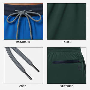 OEM Factory Custom Logo High Quality Summer Men <b>Gym</b> <b>Short</b> Polyester 2 in 1 Sweat Pocket <b>Shorts</b> <b>Gym</b> <b>Shorts</b> Training <b>Short</b> - Product Image 6