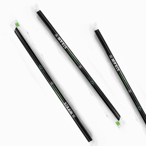 Higienic Individually <b>Plastic</b>-Wrapped PP Polypropylene <b>Plastic</b> <b>Straw</b> 8 mm Diameter 210 mm Length for Boba Tea made in Indonesia - Product Image 2