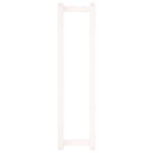 Toallero de Madera de Pino Sólido Blanco de 9.1 X 7.1 X 35.4 Pulgadas, Elegante Toallero de 9.1 X 7.1 X 35.4 Pulgadas - Product Image 5