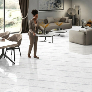 Baldosas de Porcelana Brillante Color Marrón Oscuro Dinova Griss, 600x600mm, Aspecto Mármol, Garantía de 3 Años, 10mm de Grosor, para Piscinas y Hoteles - Product Image 5