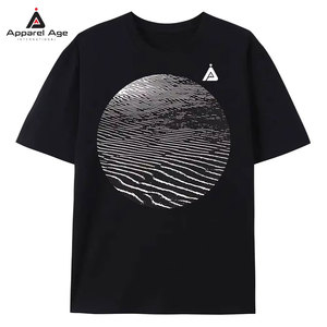 เสื้อยืดพิมพ์ลายโลโก้แบบกำหนดเองสไตล์ใหม่ปี 2026 สำหรับผู้ชาย ผ้าฝ้าย 100% เนื้อผ้านุ่ม น้ำหนักเบา ทรงหลวม พิมพ์ลายกราฟิก - Product Image 1
