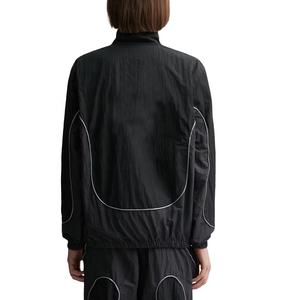 2025 nouveau Style femmes 2 pièces Patchwork léger Nylon fermeture éclair à capuche pantalon ensemble coupe-vent survêtement avec grande taille Option - Product Image 2