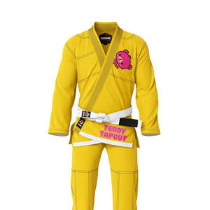 ชุดยูโด BJJ สีดำแบบมืออาชีพ ผ้าฝ้ายยืดหยุ่นน้ำหนักเบา 440 กรัม สำหรับฝึกซ้อมยิวยิตสู สำหรับผู้ชายและผู้หญิง - Product Image 3