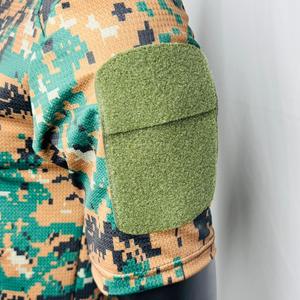 T-shirt tactique personnalisé à motif camouflage pour homme, manches courtes, poche Velcro sur les manches, tissu respirant et écologique - Product Image 3