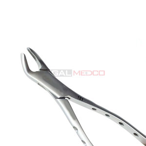 Premium German Manual Dental Extracting Forceps Set #150/#151/#23 Gold Handle Stainless Steel SIGAL MEDCO SM-<b>DS</b>-0280 CE - Product Image 6