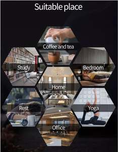 Incienso de madera aromático eléctrico de Saga blanca orgánica, incienso de cristal de pirámide, meditación, aromaterapia, enchufe de EE. UU., calentador de vela estándar - Product Image 5