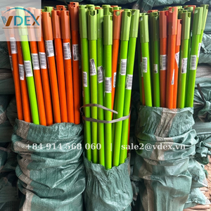 Manche de balai en bois 120cm fil italien pour réglage avec tête de balai, essuie-glace, raclette, vadrouille quantité minimale de commande 105,000 pièces - Product Image 2