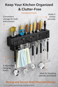 Modern Kitchen <b>Organizer</b> & Storage Rack, Wall <b>Shelves</b> for Bedroom, Stylish Home Accessories for Household Use - Product Image 5