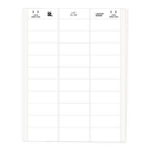 Étiquettes autocollantes en polyester Brady LaserTab pour l'impression laser industrielle et chimique - Product Image 3