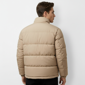 Chaqueta Acolchada para Hombre, Abrigo de Invierno Cálido y Acolchado, Ropa de Calle de Marca Personalizada, Fábrica OEM - Product Image 2