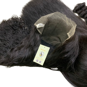 Nouvelle arrivée cuticules complètes alignées cheveux humains bruts bouclés birmans doux lisses naturel ondulé naturel suisse 13x6 HD dentelle frontale perruque - Product Image 1