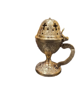 Quemador de incienso de latón aromático Vintage para uso doméstico y en la Iglesia por el proveedor de la marca Asia - Product Image 6