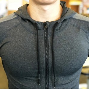 Chaqueta Deportiva para Hombre, Sudadera con Capucha Elástica de Manga Larga para Fitness, Running, Senderismo y Jogging - Product Image 3