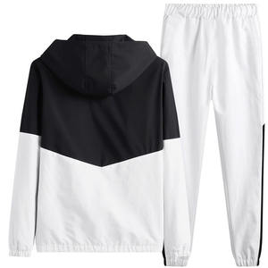 ชุดวอร์มผู้ชายสำหรับฤดูใบไม้ร่วงและฤดูหนาว กางเกงขายาวสีสันตามสั่ง ชุดออกกำลังกาย ชุดลำลองคุณภาพสูง - Product Image 4