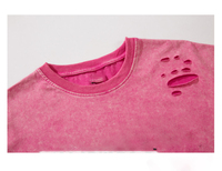 Fabricants de vêtements fabriqués au Pakistan, logo personnalisé, streetwear, impression personnalisée, t-shirt en coton délavé à l'acide pour hommes