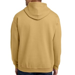 Sweat-shirt à capuche en molleton uni violet pour homme, coupe classique, décontracté, en coton tricoté, pour l'automne - Product Image 4