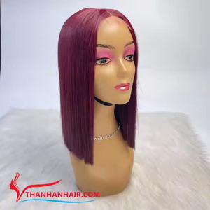 GROSSE VENTE Perruques lisses à la mode 2026 Prix attractif Cheveux humains avec raie au milieu Sans nœuds Sans perte de cheveux - Product Image 1