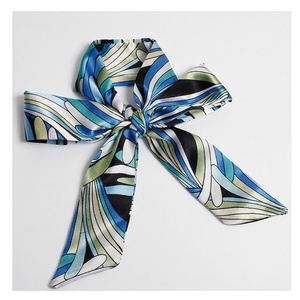 Women's Polyester Silk Scarf Geometric Print Elegant Multi-Functional Outdoor Fashion Accessory All Seasons Short Length - Product Image 1
