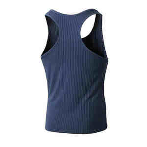 Débardeur Sportif Homme Haute Qualité 100% Coton Respirant Séchage Rapide Tricoté Vêtement de Sport Top Vente Flash - Product Image 3