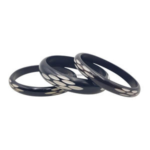 Best Quality Black Resin Fashion <b>Bracelet</b> New Design Artist <b>Bangles</b> & <b>Bracelets</b> - Product Image 2