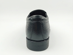 Mocassins Dlords noirs en cuir véritable à enfiler, avec doublure textile respirante, pour le bureau et les occasions professionnelles, toutes saisons, semelle extérieure en caoutchouc, semelle intermédiaire en EVA - Product Image 5