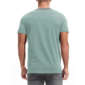 Camiseta Elegante de Corte Holgado para Hombre, 100% Algodón, Diseño de Letras Serigrafiadas, Cuello Redondo, Anti-Pilling, Tallas Grandes, Alta Calidad - Product Image 4