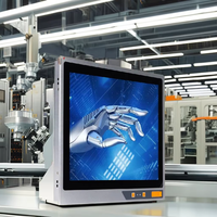 Panel PC Industrial Táctil I3 7ª Generación, Pantalla LCD de 15.6, 17.3, 18.5, 21.5 Pulgadas, Montaje en Pared, Android, Windows, I5, I7