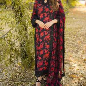 Salwar Kameez Largo Bordado con Diseños Personalizados, Vestido Pakistaní de Seda Georgette para Mujer, Ropa Casual de Fiesta - Product Image 5